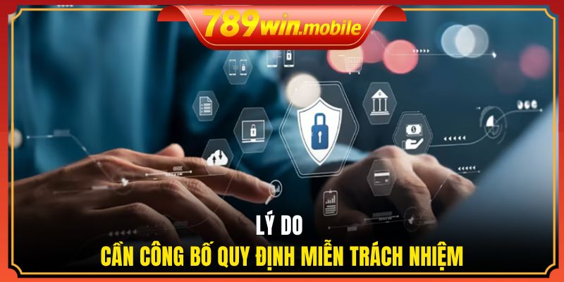 Lý do cần công bố quy định miễn trách nhiệm